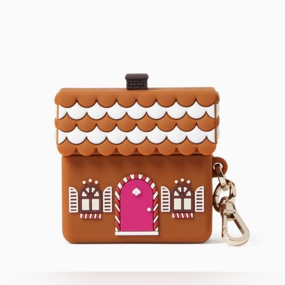 New Kate Spade Silicone Gingerbread Airpod Generation 3 Case  K9401